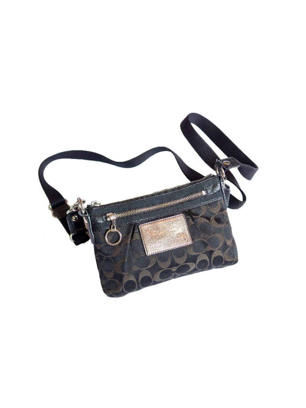 Coach Canvas Poppy Crossbody Bag